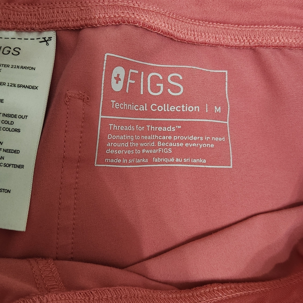 Figs Pants Scrub - Desert Rose Color -